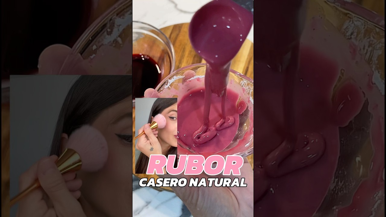 Rubor casero con hibisco💖🌺￼ #blush #nature #cosmeticanatural #casero #belleza #maquillaje