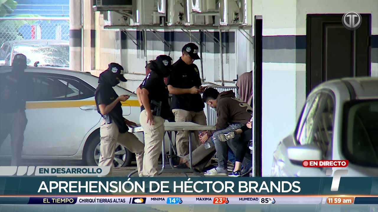 Héctor Brands y varios de sus familiares son aprehendidos mediante el operativo Bávaro