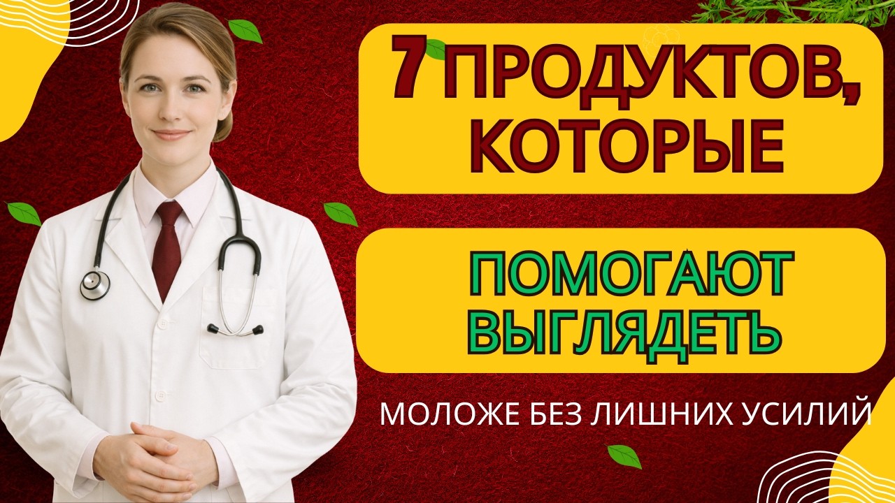 7 продуктов, которые помогают выглядеть моложе без лишних усилий |Здоровье пожилых людей