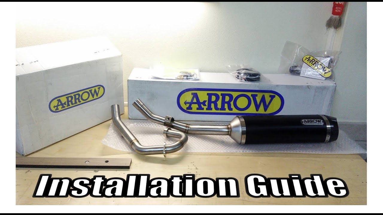 Yamaha WR 125 X | Arrow Exhaust | Installation Guide