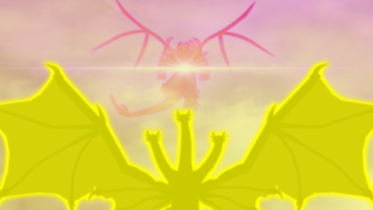 KING GHIDORAH VS DESTOROYAH (ANIMATION)