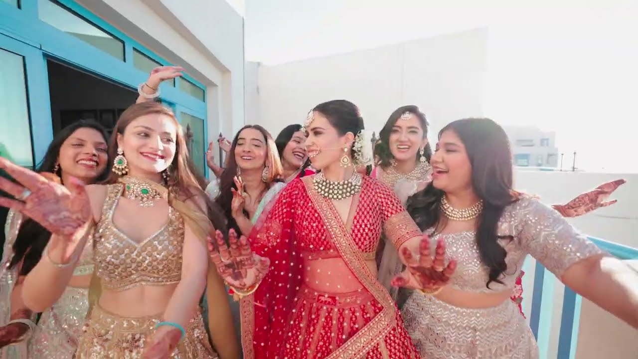 Mesmerizing Destination Wedding Teaser | Tanisha & Akash | Hilton Salwa Beach Resort | Qatar Wedding