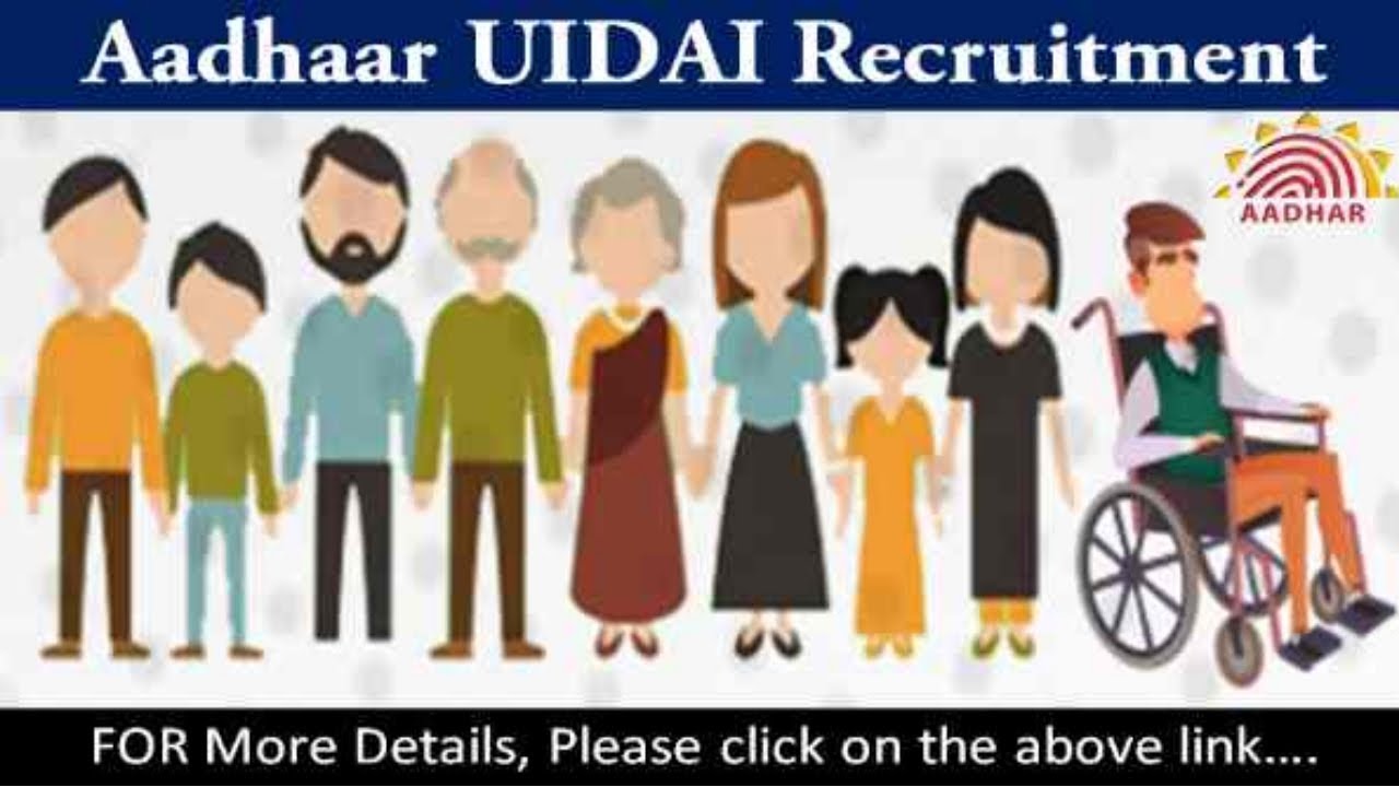 Aadhaar UIDAI Recruitment - Freshers Jobs - Govt Jobs - Apply Online !
