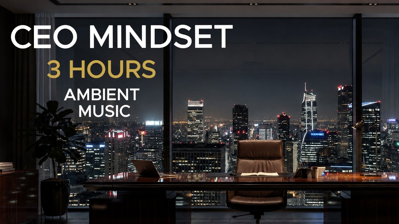 CEO Mindset &mdash; 3 Hours Deep Focus Ambient Music for Elite Productivity 👔