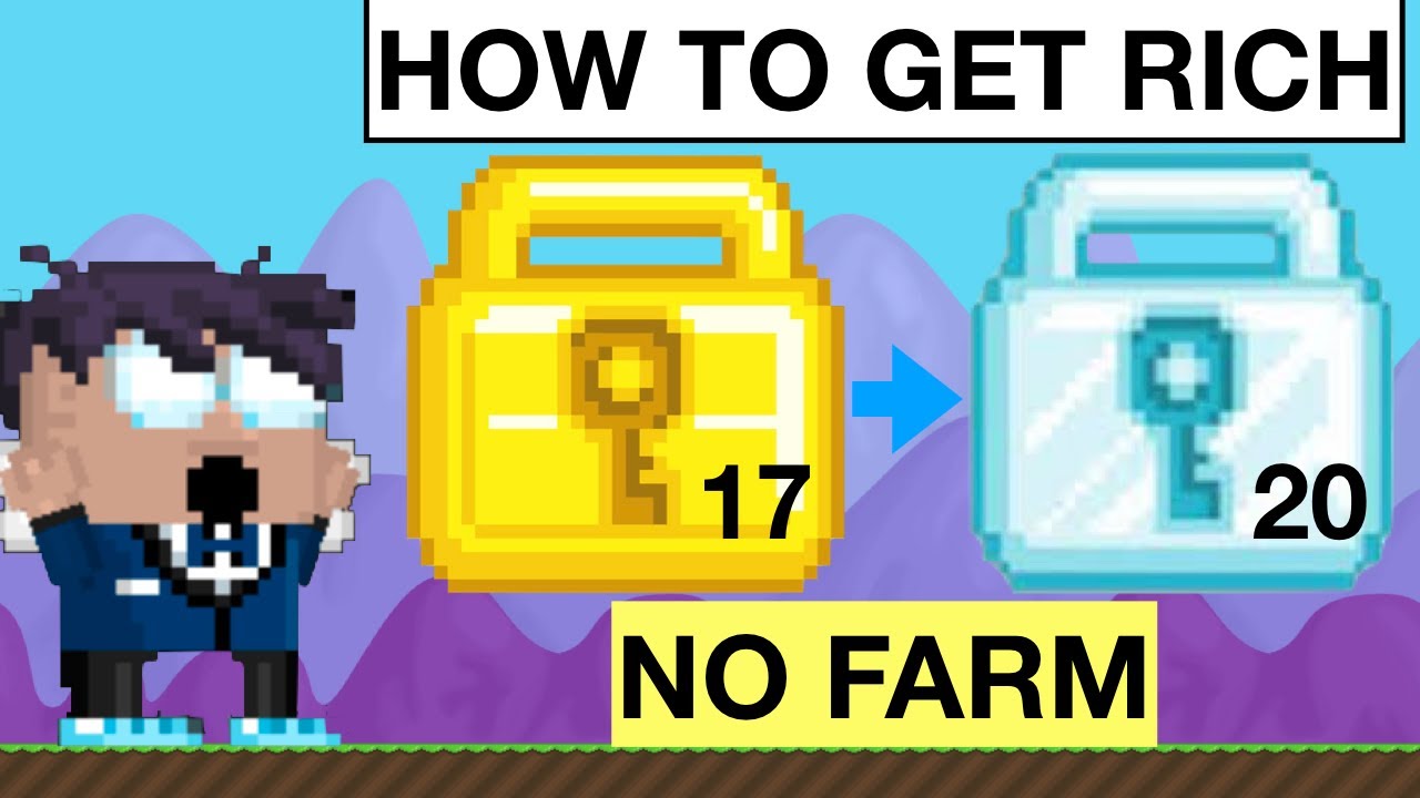HOW TO GET RICH (NO FARM) IN GROWTOPIA ! EASY PROFIT ! 2020 ! | Growtopia