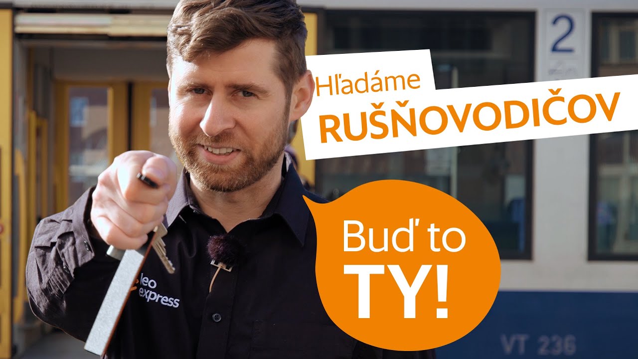 Rušňovodič v Leo Express 🚆