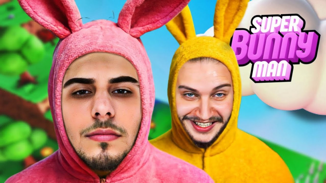 2 TAVŞAN HAVUÇ PEŞİNDE @HerseyeKadirdir ! SÜPER BUNNY MAN 