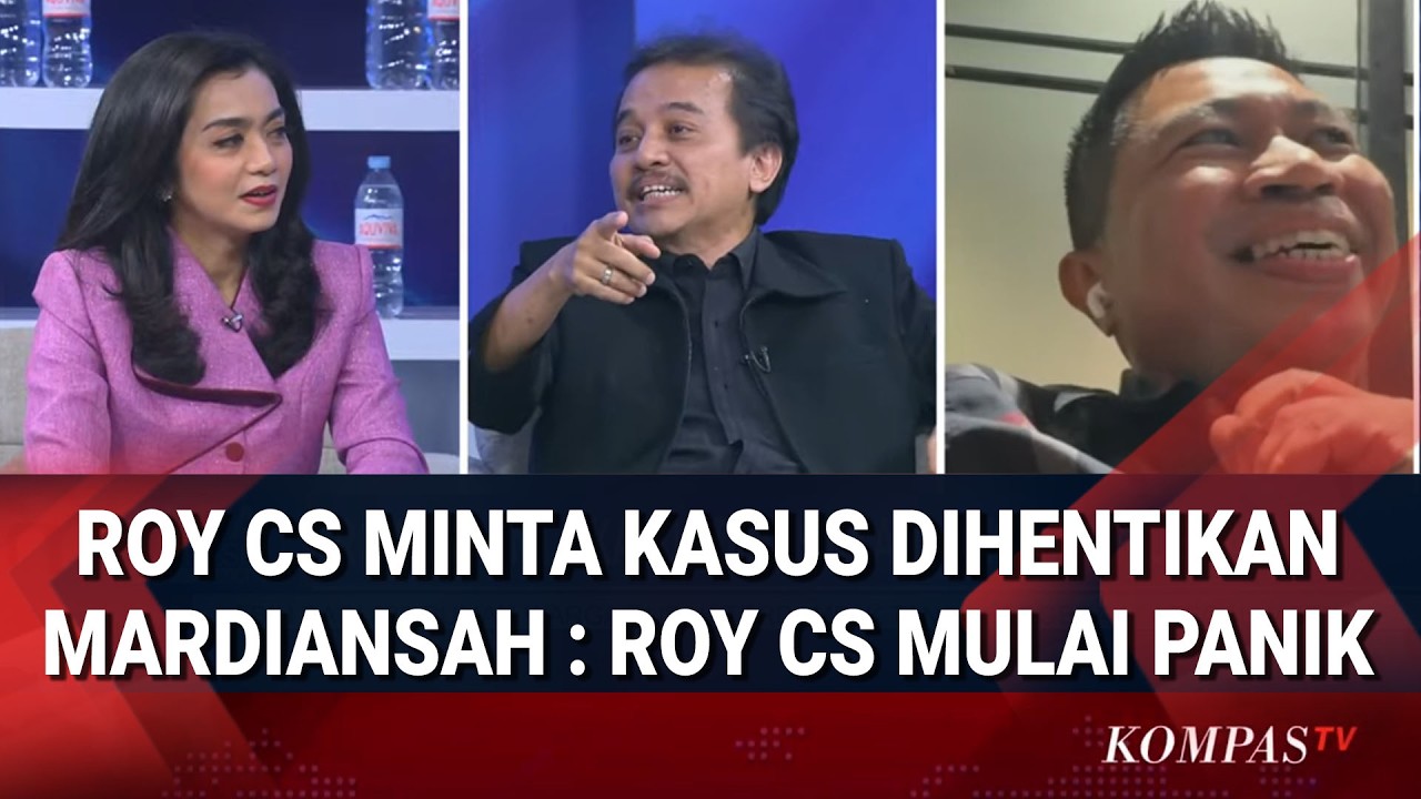 Debat Roy Suryo dan Mardiansah  Semar Soal Roy Cs Minta Penghentian Kasus, Roy CS Mulai Panik ?