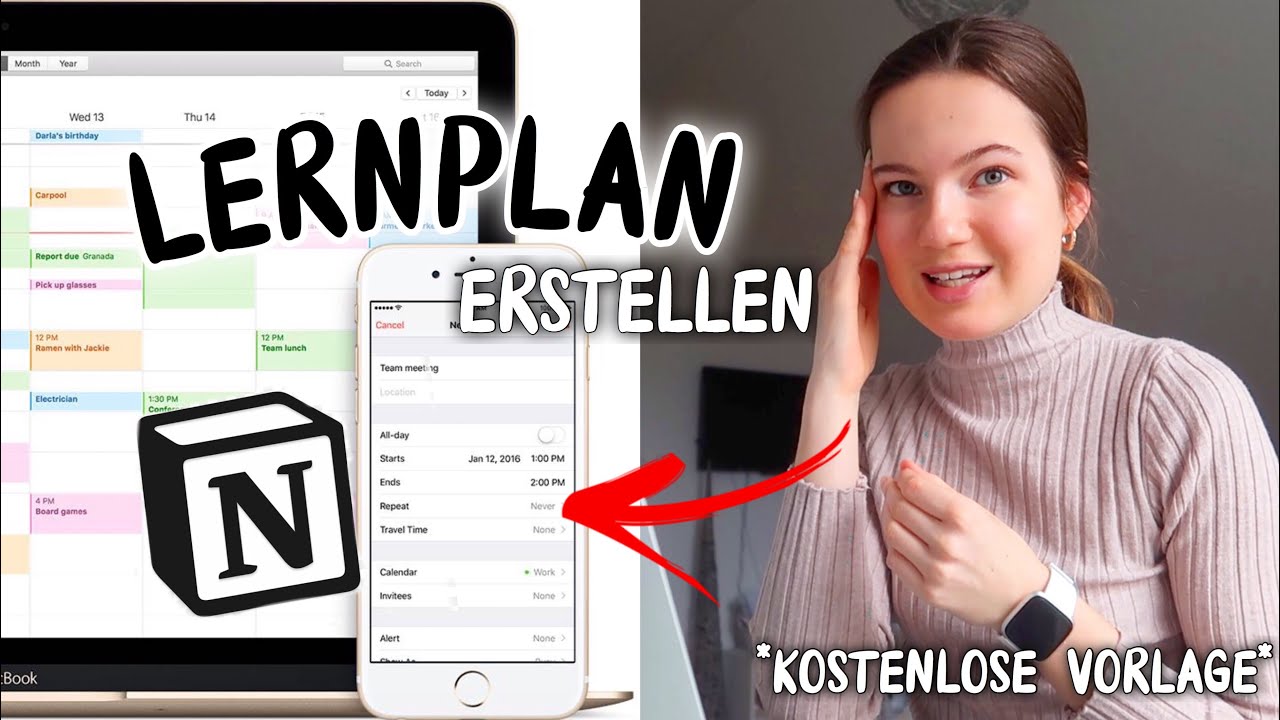 LERNPLAN ERSTELLEN für TOP Noten // Studium, Abitur, Schule (+kostenlose Notion Vorlage)