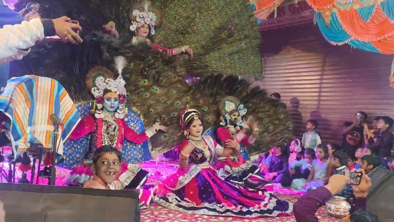 Radha Krishna Jhanki || Vicky Rasiya ||    9वां विशाल माँ भगवती जागरण || तीसरा पुस्ता न्यु उस्मानपुर