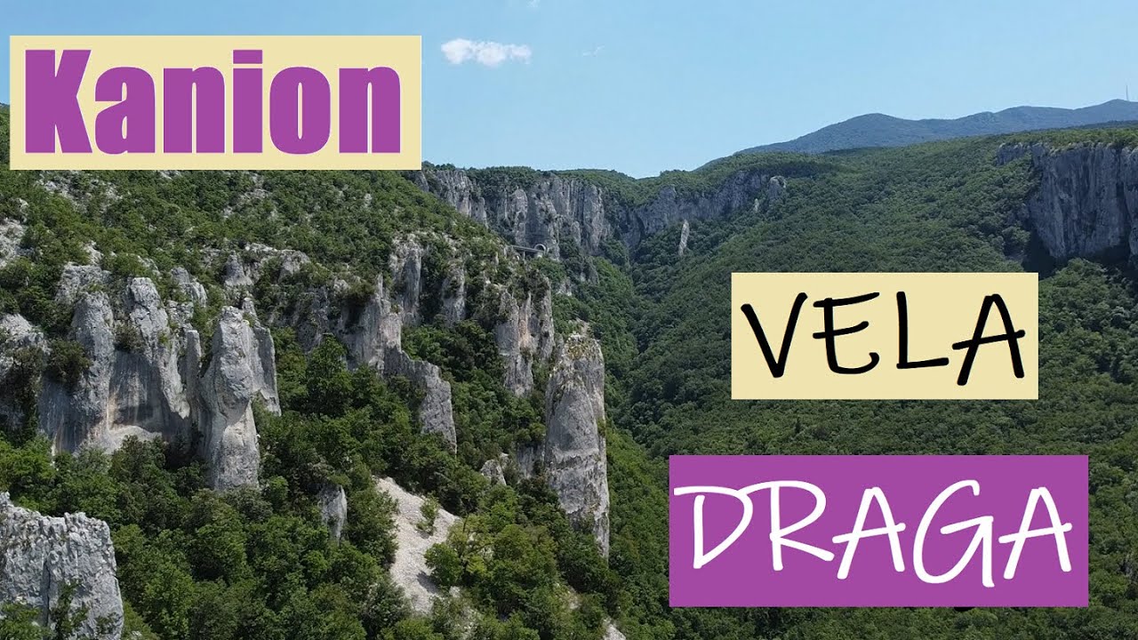VELA DRAGA SPACER DO KANIONU W PARKU UČKA