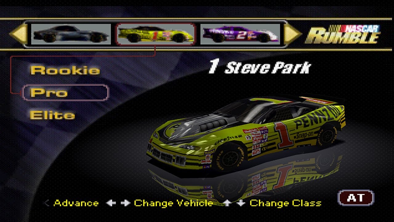 NASCAR Rumble PS1 - 1 Steve Park  | Pro #nascar