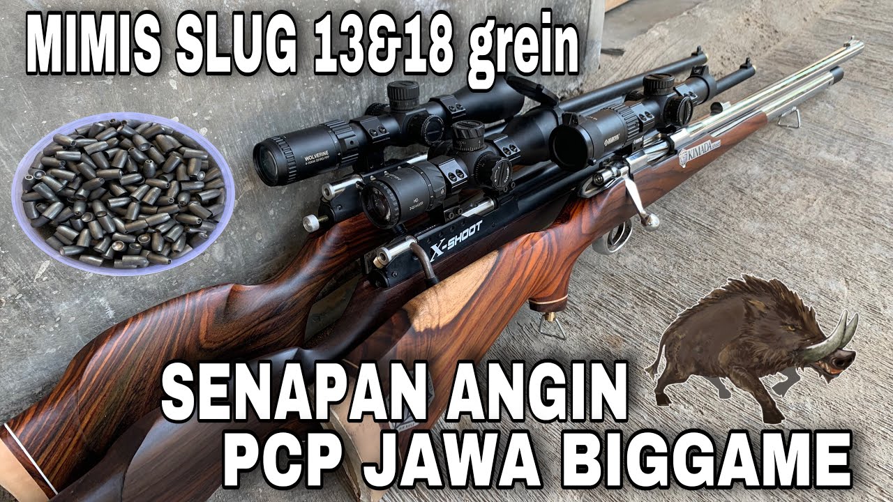 MIMIS SLUG 13&18GRAIN🔥SENAPAN ANGIN PCP JAWA BIGGAME