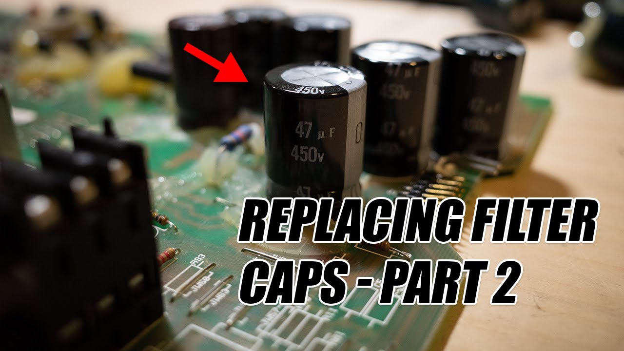 Ampeg SVT-CL Repair (Part 2) – Replacing Filter Capacitors
