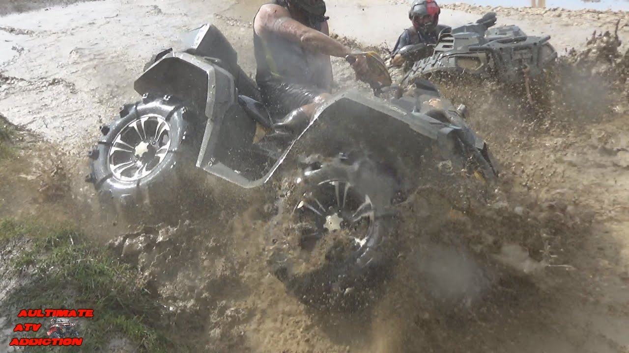 ATV RACING IN THE WATER! TALL PINES ATV PARK