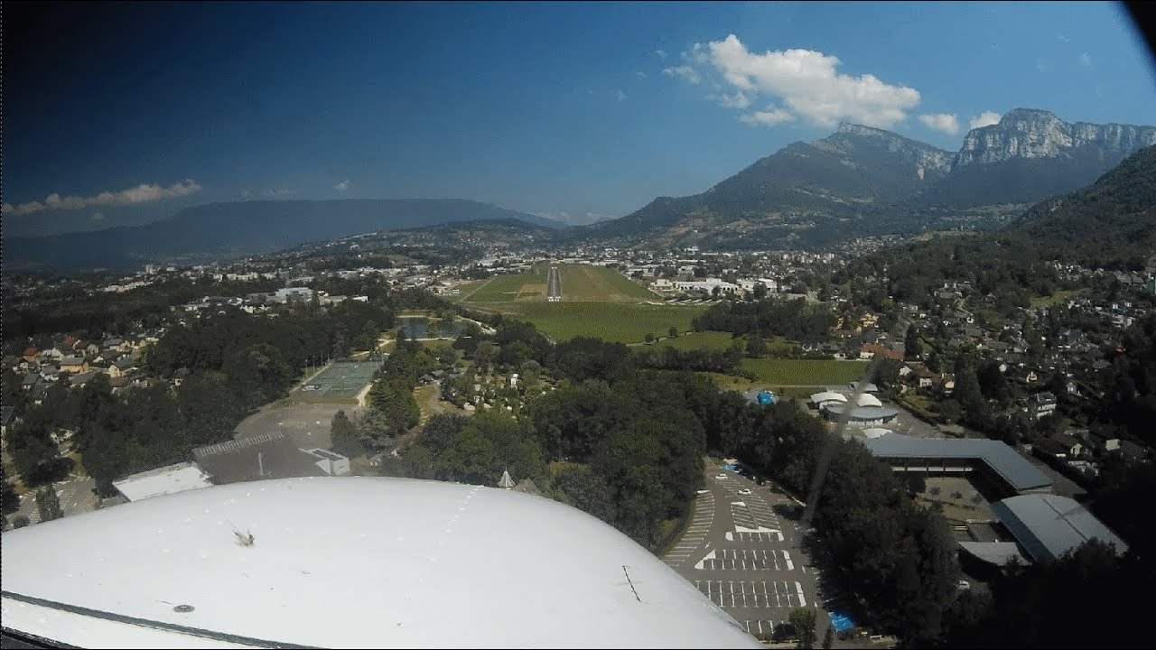 C172 IFR Colmar LFGA Challes-les-Eaux LFLE timelapse