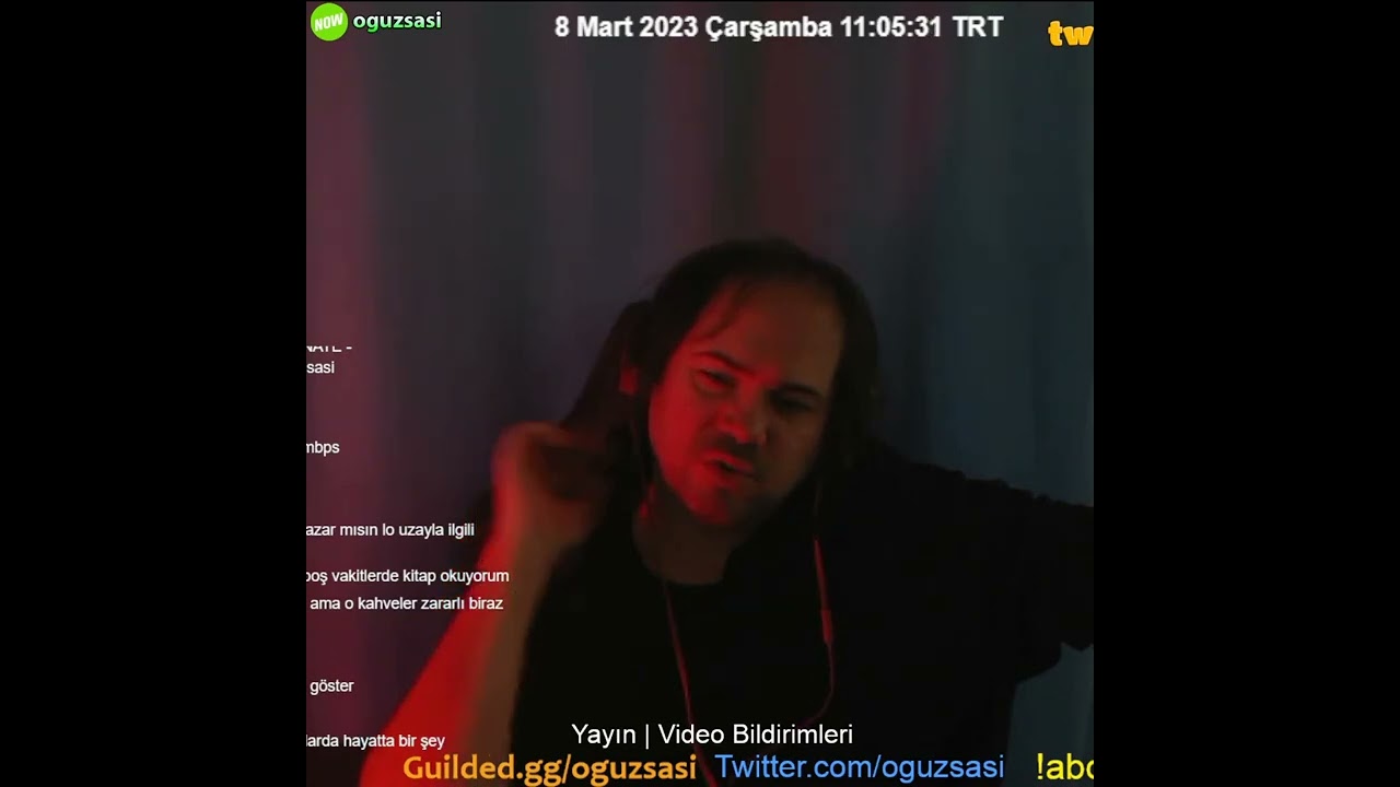 OĞUZ SASİ YAYINDA - 8.3.2023 10:55 #shorts #twitchsasi