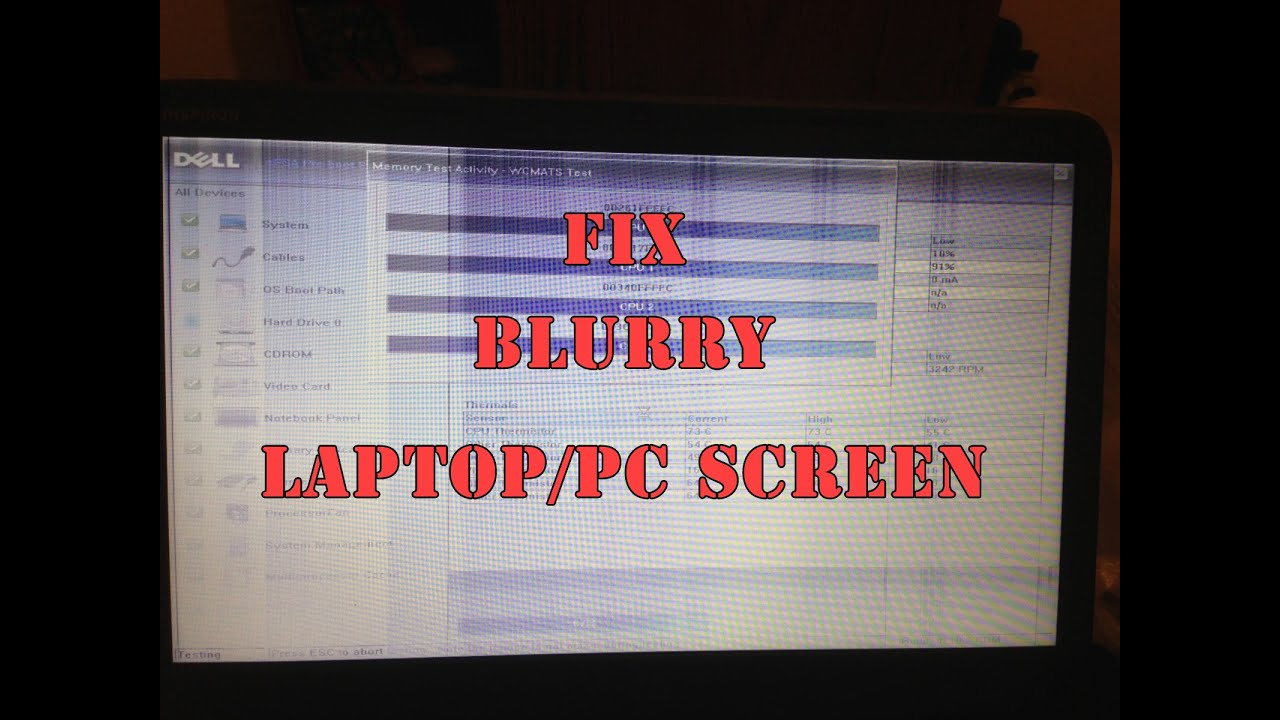 How to fix blur or double colour PC/Laptop Screen