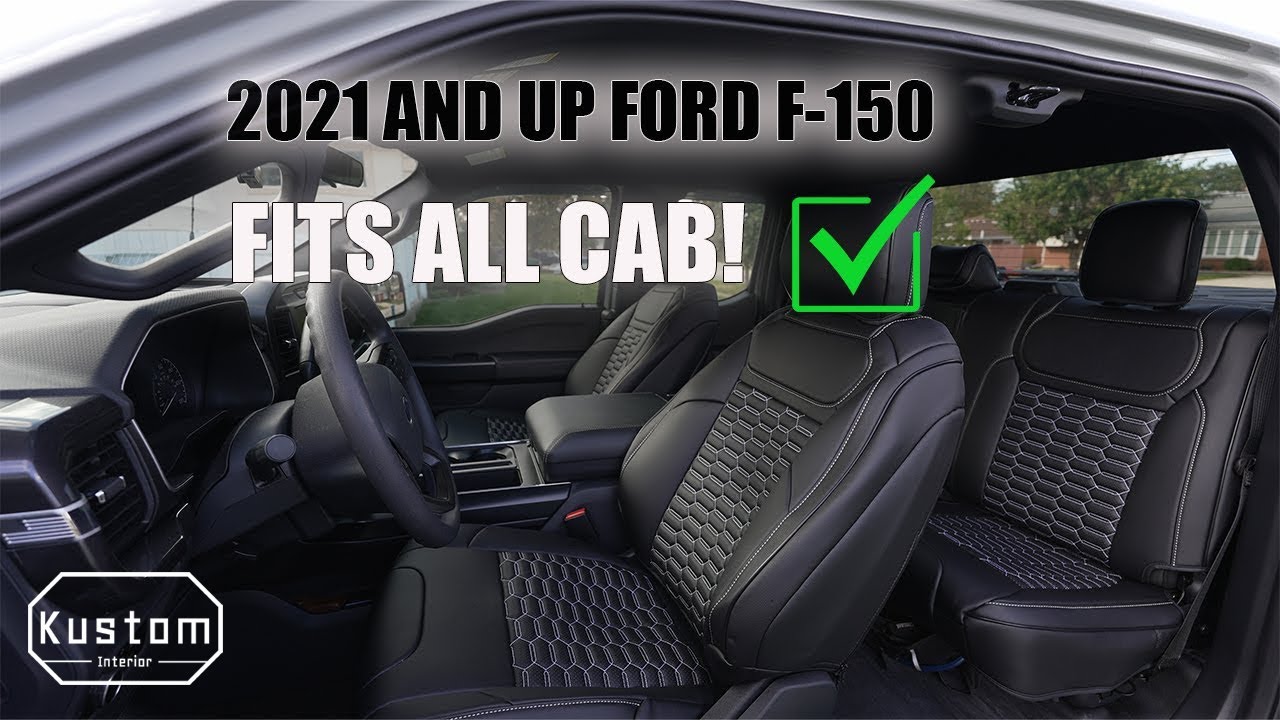 Интерьер Kustom | Модернизированные чехлы для сидений из натуральной кожи для Ford F150 Extended ...