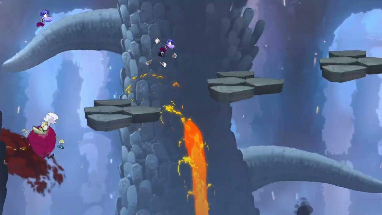 (WR) Rayman Origins &bull; Land of the Livid Dead Speedrun in 2'46
