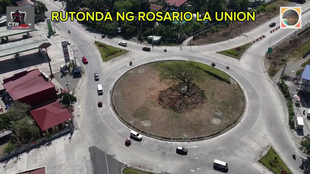 Ang napakagandang aerial view Ng RUTONDA ng ROSARIO LA UNIO