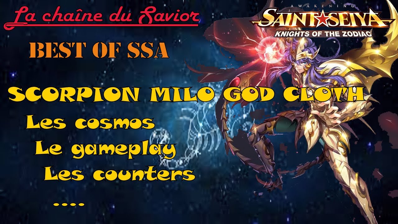 SCORPION MILO GC GOD CLOTH BEST OF SSA SAINT SEIYA #ssa #SaintSeiyaKOTZ #SaintSeiyaAwakening