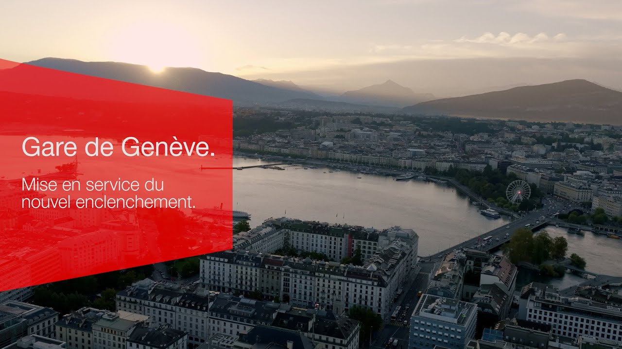 Gare de Genève: mise en service du nouvel enclenchement.