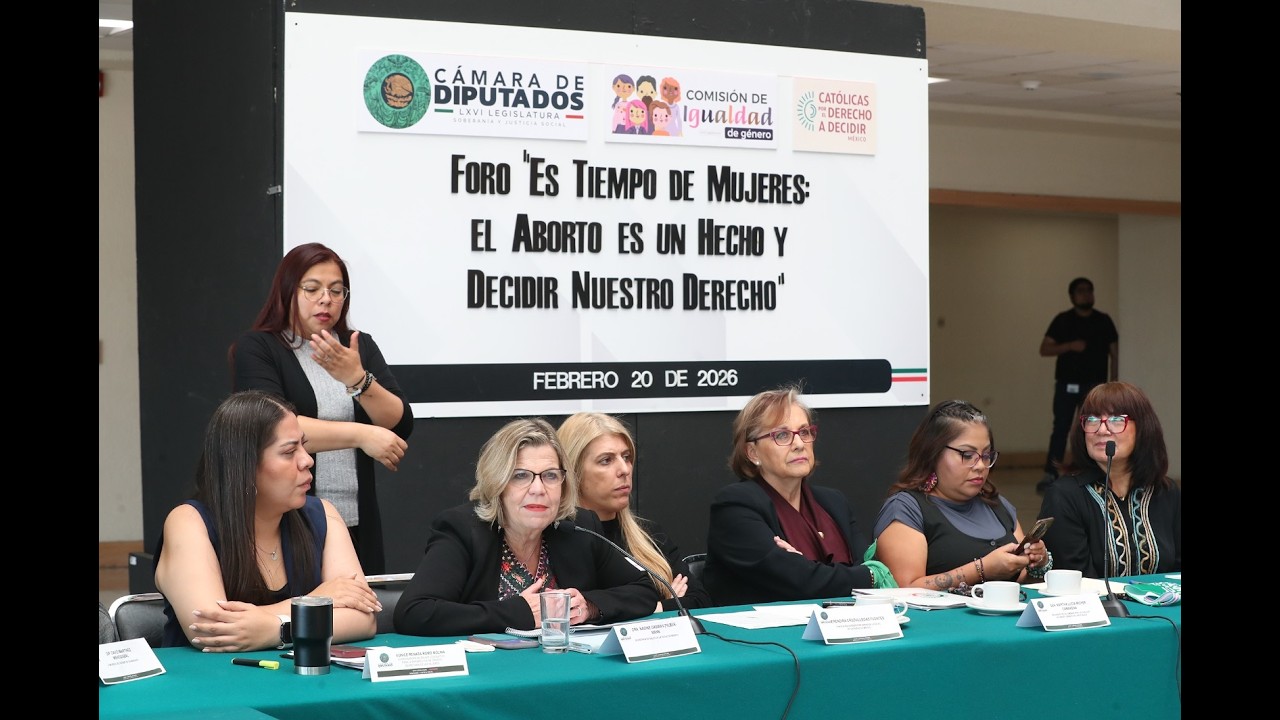 EN VIVO / Foro “Es tiempo de mujeres: El aborto es un hecho y decidir nuestro derecho”