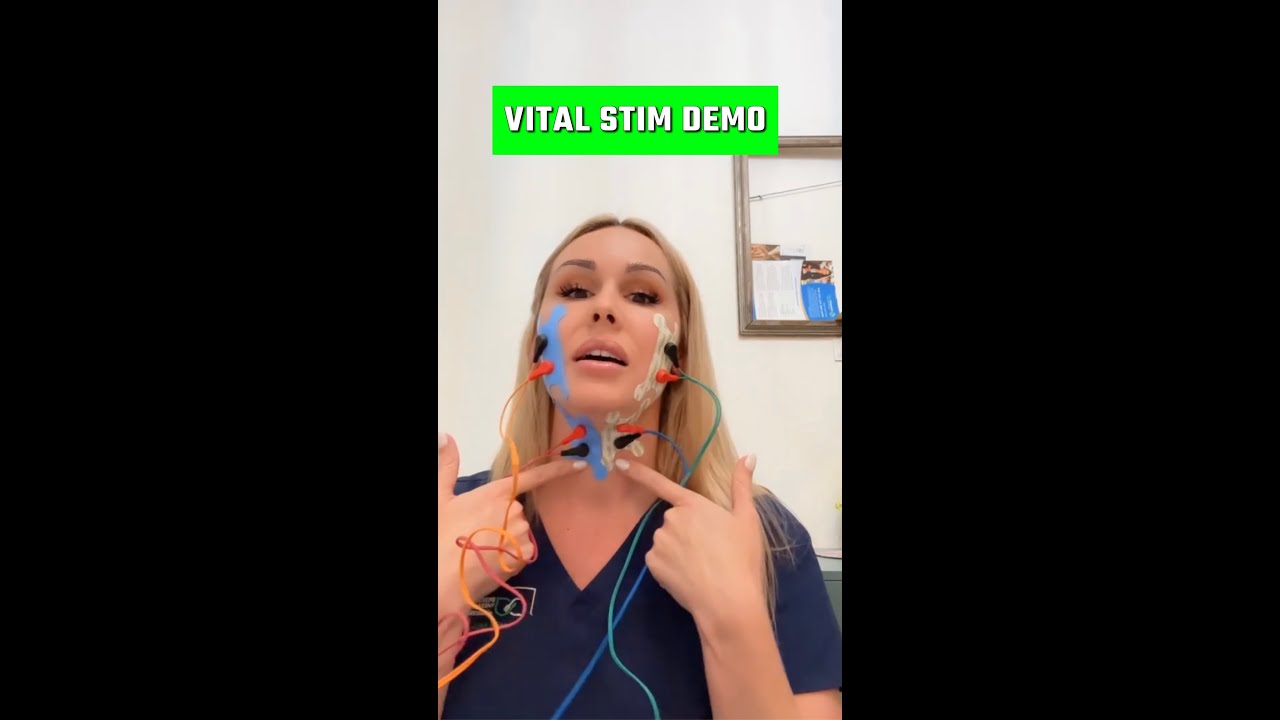 NMES Vital Stim Demo and Visionary Solutions Electrodes