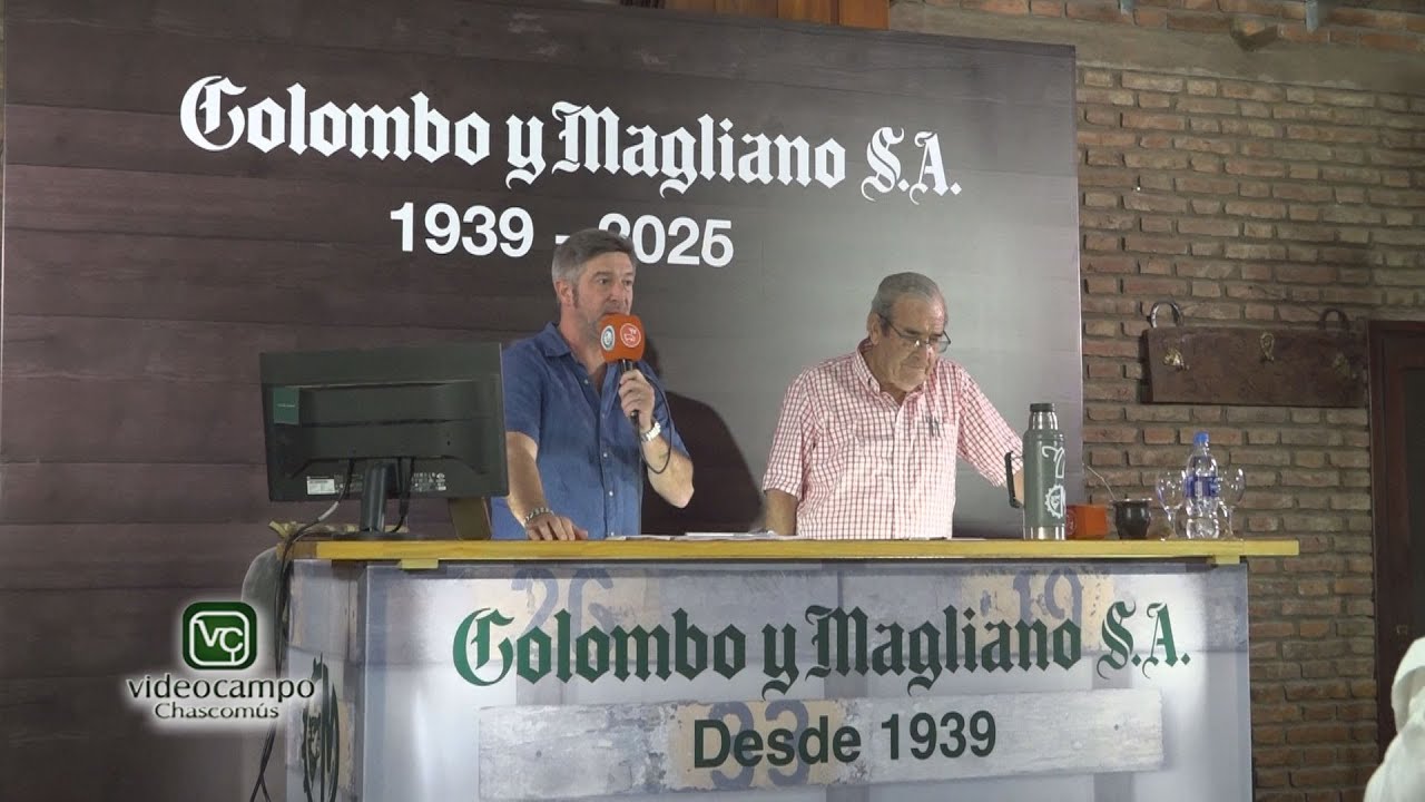 Colombo y Magliano S A  Remate TV y físico desde Chascomús Enero 2026