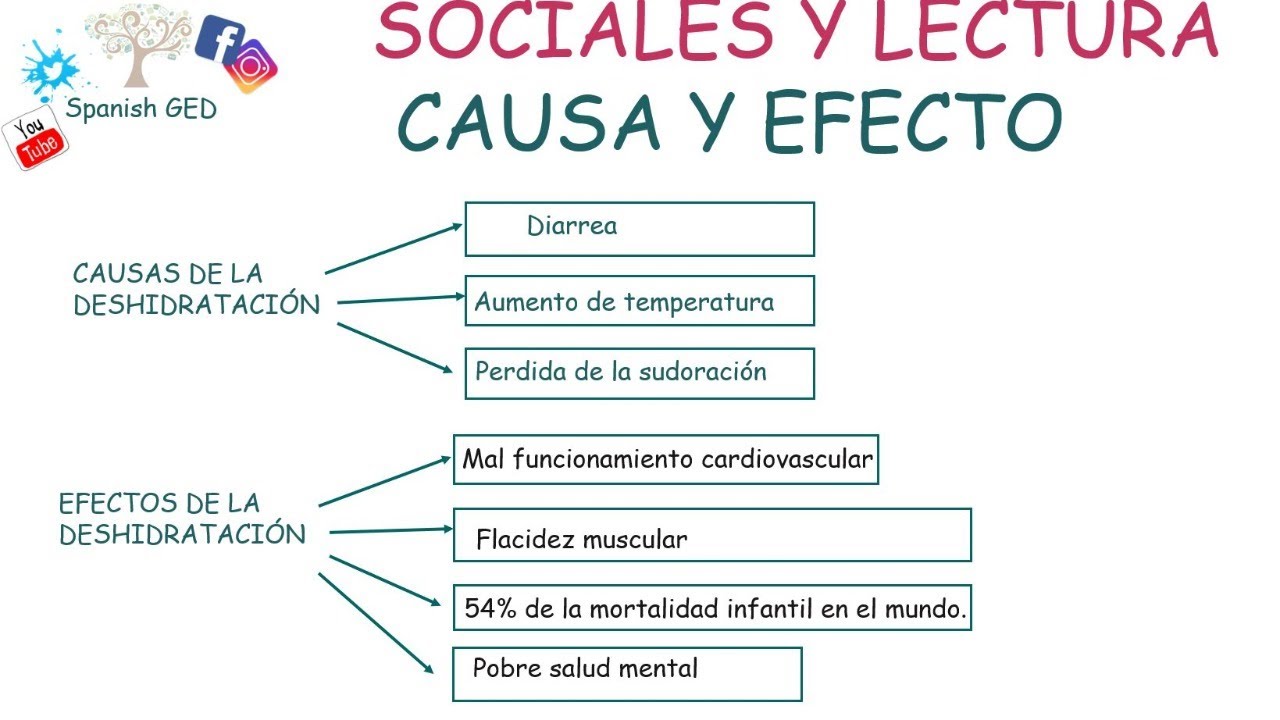 CAUSA Y EFECTO - textos de sociales y lectura