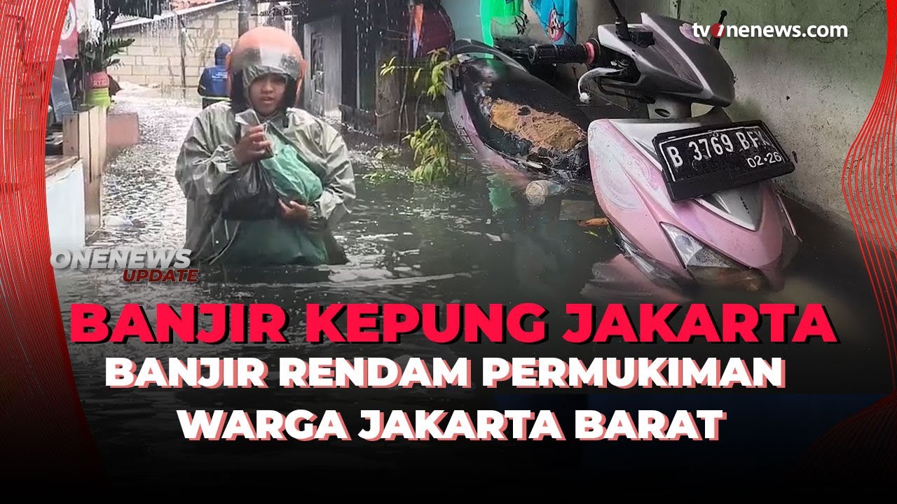 Banjir Setinggi Satu Meter Rendam Kedaung Kali Angke, 600 Keluarga Terdampak | OneNews Update