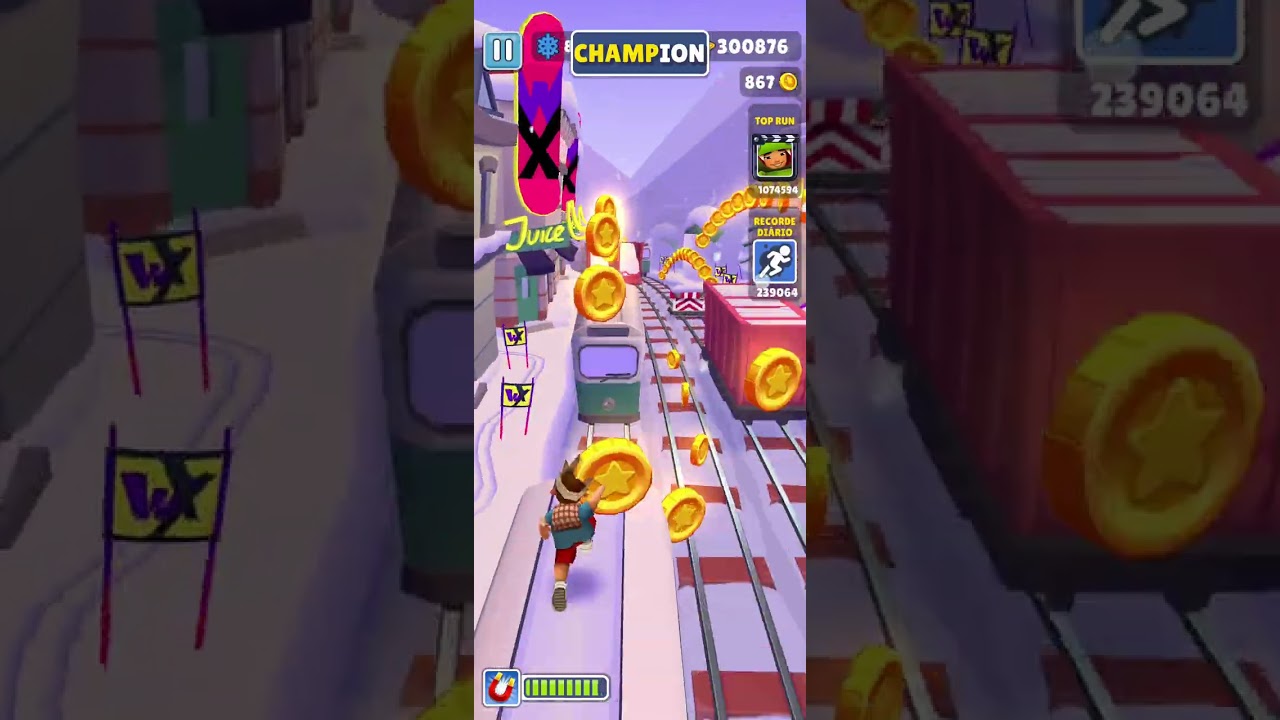 Jogando Subway Surfers parte 56