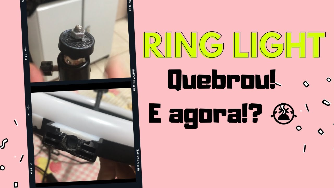 Consertando minha Ring Light 👏🏻✨