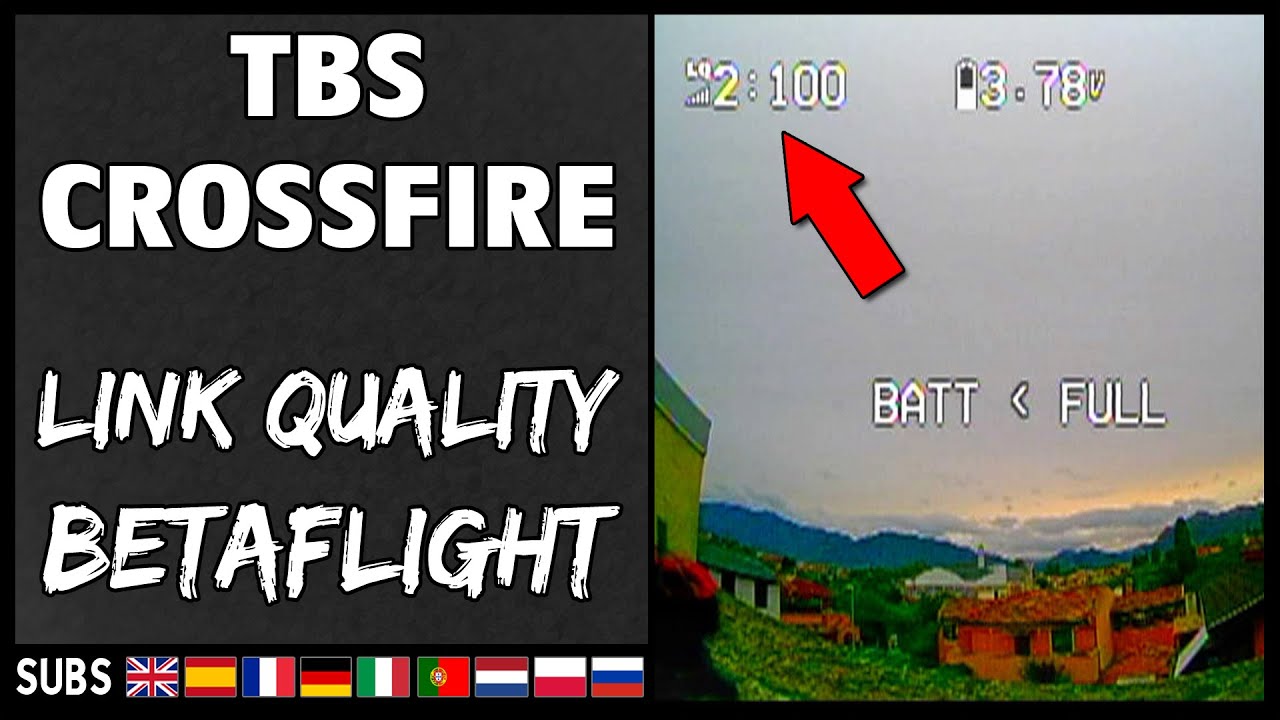 TBS Crossfire - Link Quality in Betaflight OSD 4.1 o superiore