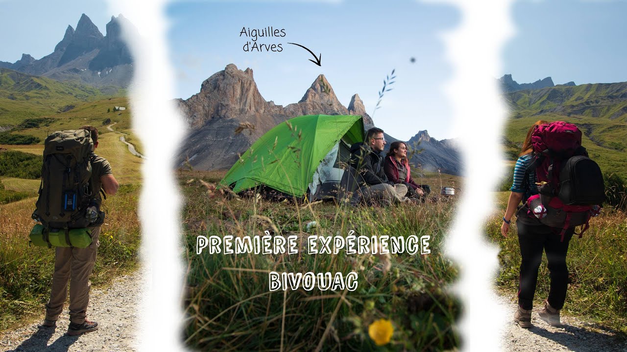 Première expérience bivouac à 2455m d'altitude - Aiguilles d'Arves ⛰️ تسلقنا أعلى قمة في جبال