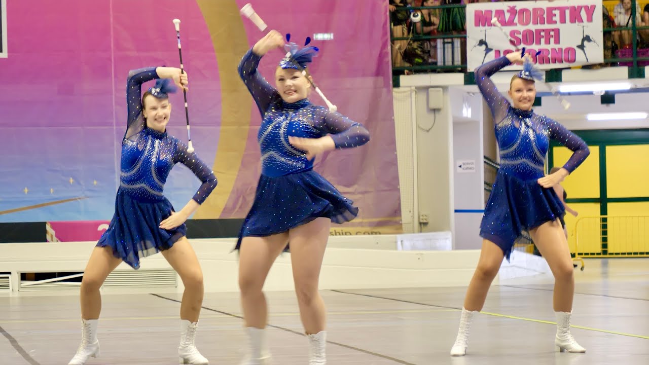 *AZARIA Piekary Śląskie* - trio BATON seniors- XX European Majorette Championship - Monza 2025
