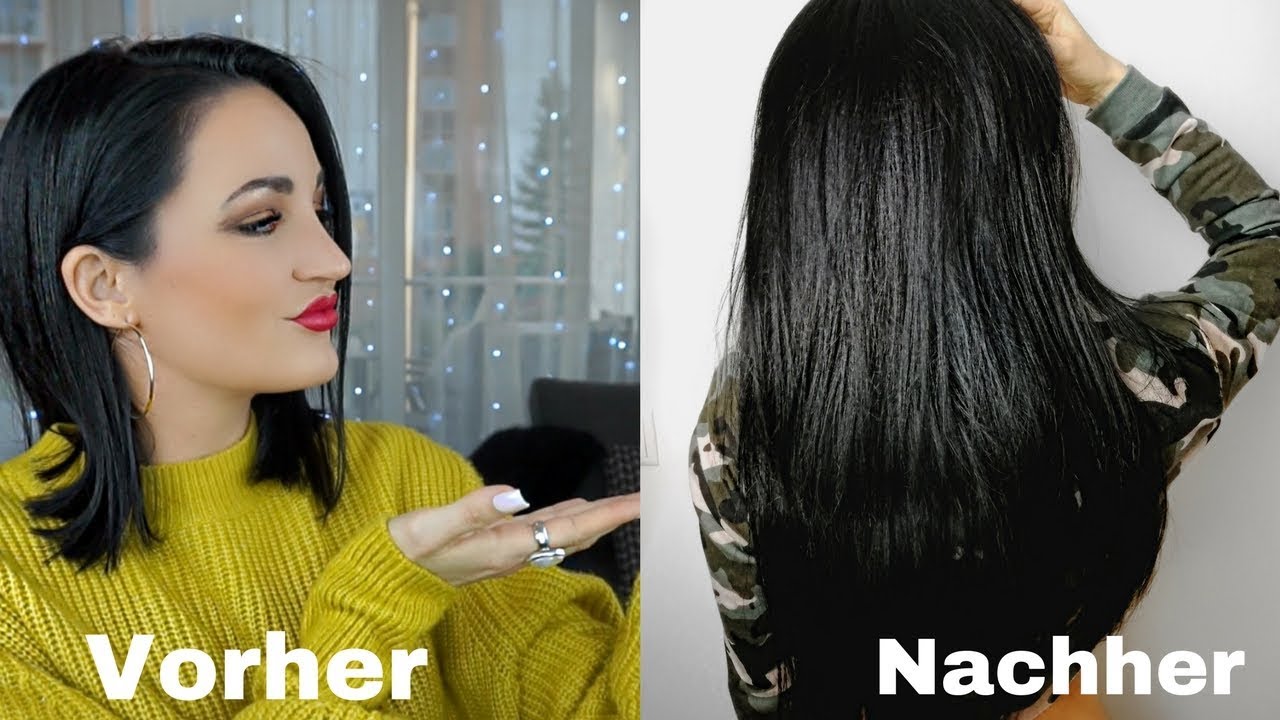 TEST: Tape in Extensions selbst probiert | Desinas Extensions Test | Lange Haare in 10min.