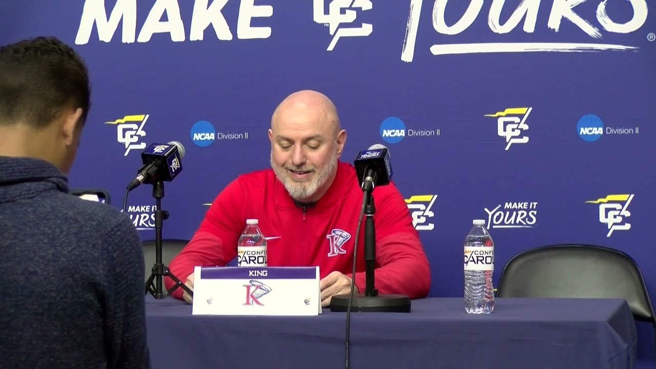 Press Conference: Men’s Quarterfinal #1 - King (No. 5 Chowan vs. No. 9 King)