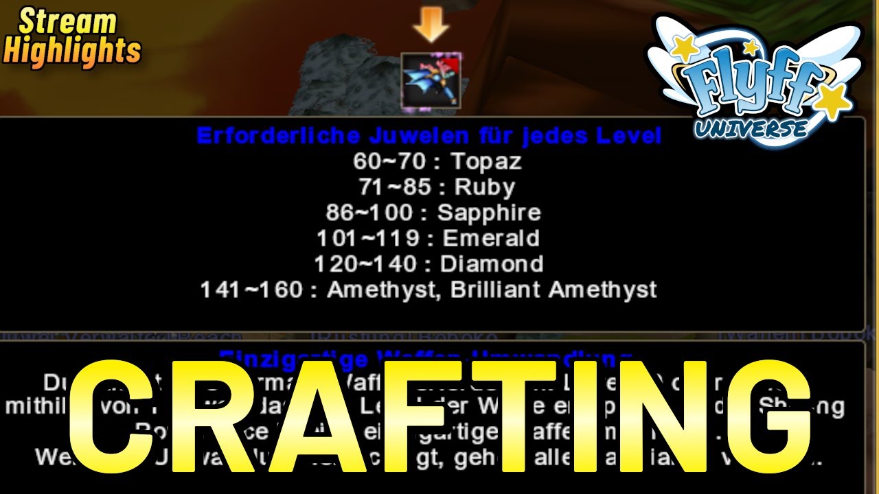Sollte man Waffen DIREKT craften können?
