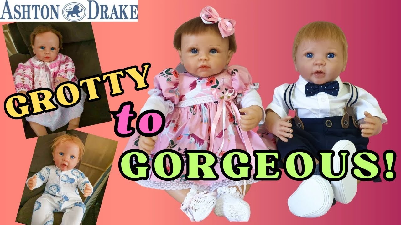 From GROTTY to GORGEOUS! Ashton Drake Thrift Dolls Makeover Transformation!