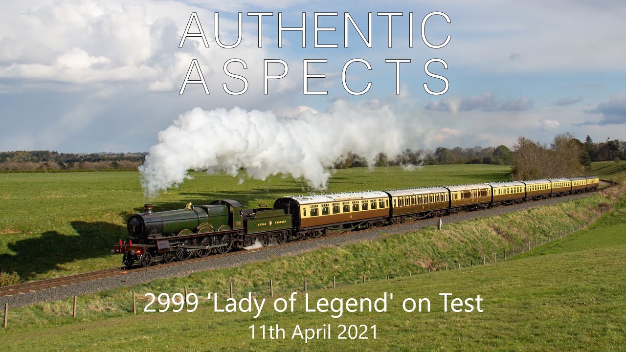 2999 Roars along the Severn Valley | Lady of Legend on Test - 11th April 2021