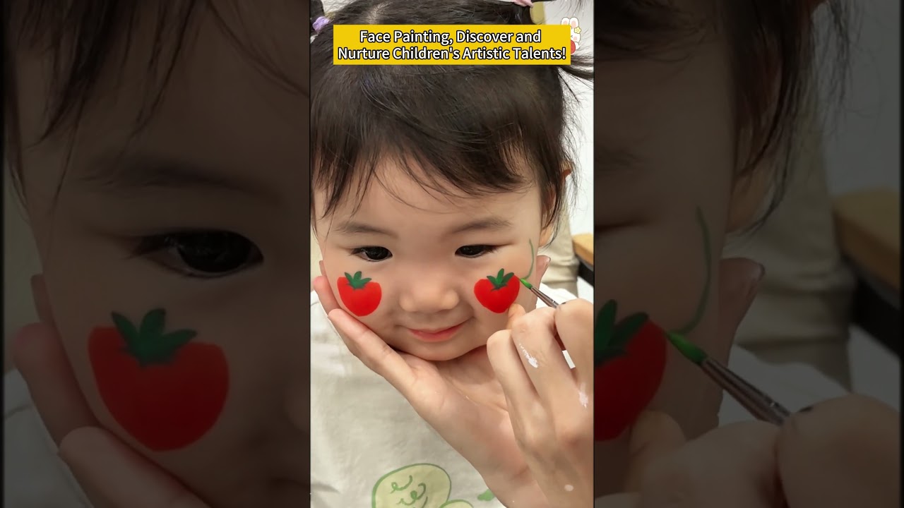 Discover your art talents by face painting  #children #facepainting #painting #facepaint