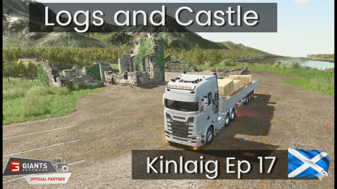 HEAVY HAUL Logs & Stone!  FS25 Kinlaig Ep17