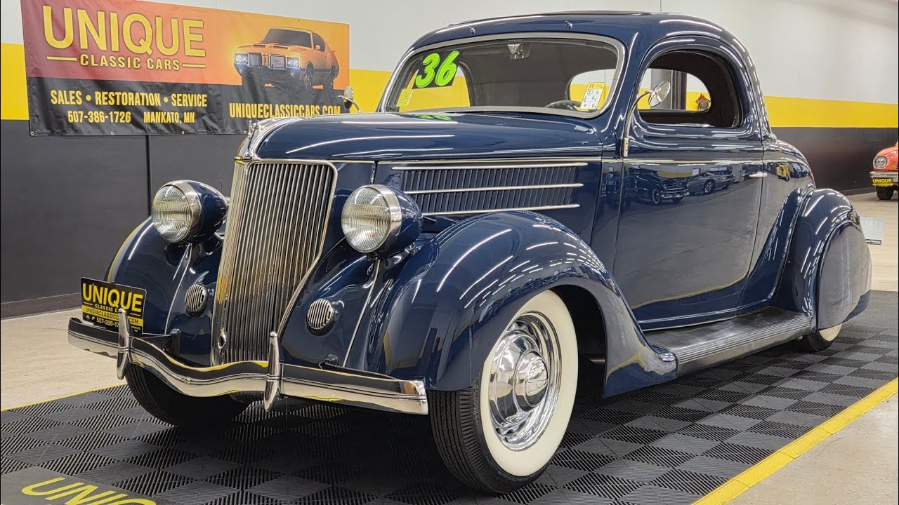 Ford Deluxe купе с тремя окнами 1936 года | Продаётся за 49 900 долларов