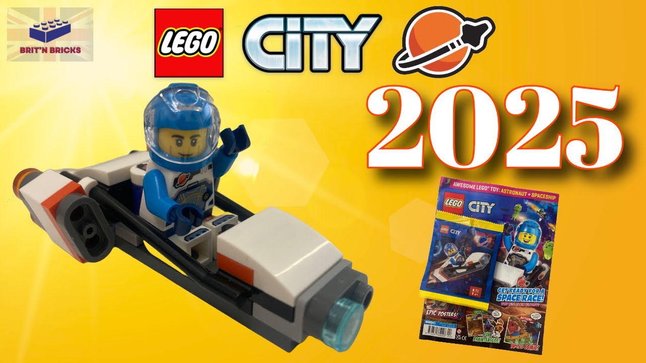 LEGO City Magazine issue 86 - Set 952504-1 - (2025) Astronaut and Spaceship