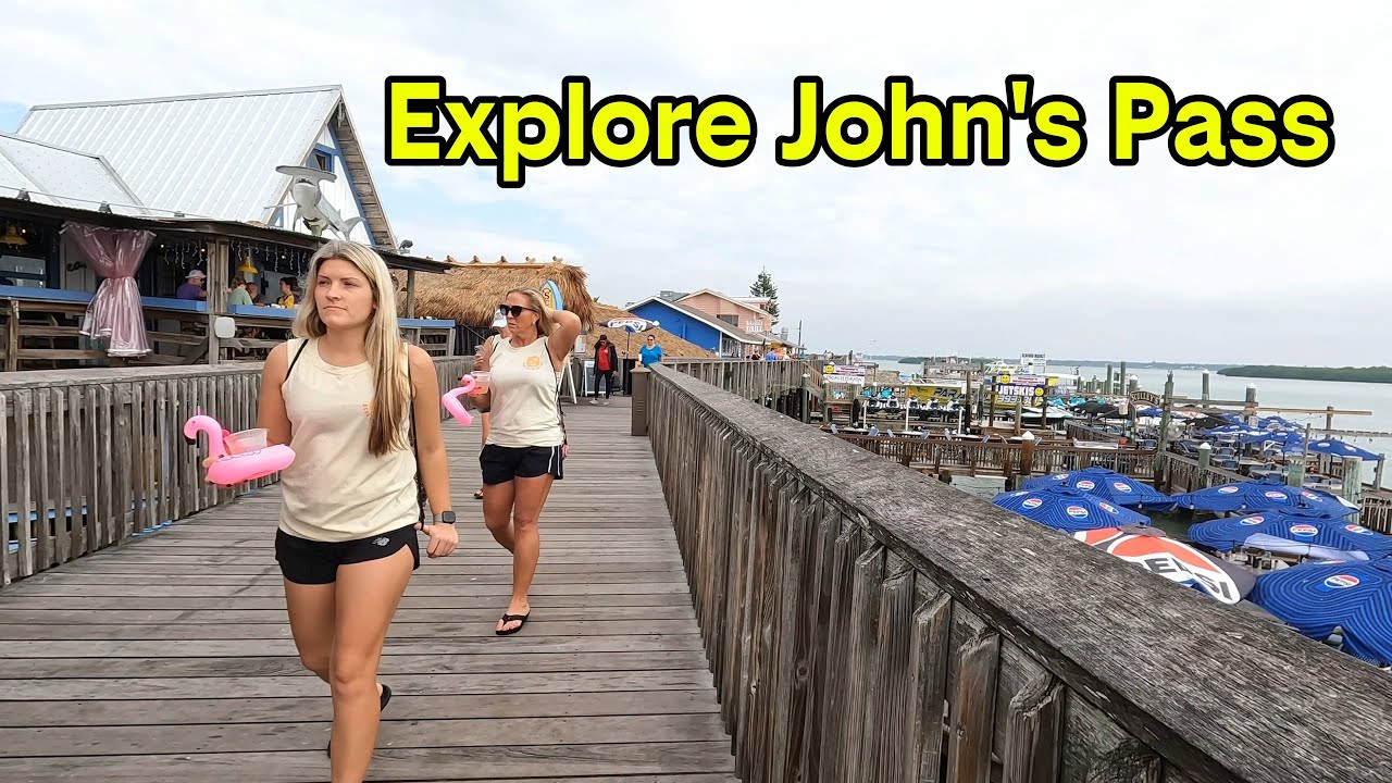 John’s Pass Village Walk — Madeira Beach’s Iconic Boardwalk in 4K.