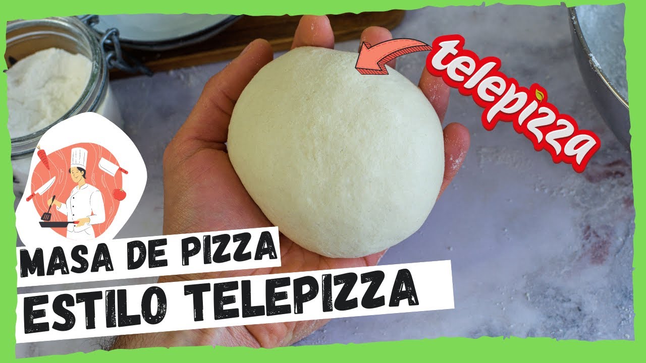 Cómo hacer MASA DE PIZZA CASERA (Estilo TELEPIZZA) 🍕 | FÁCIL