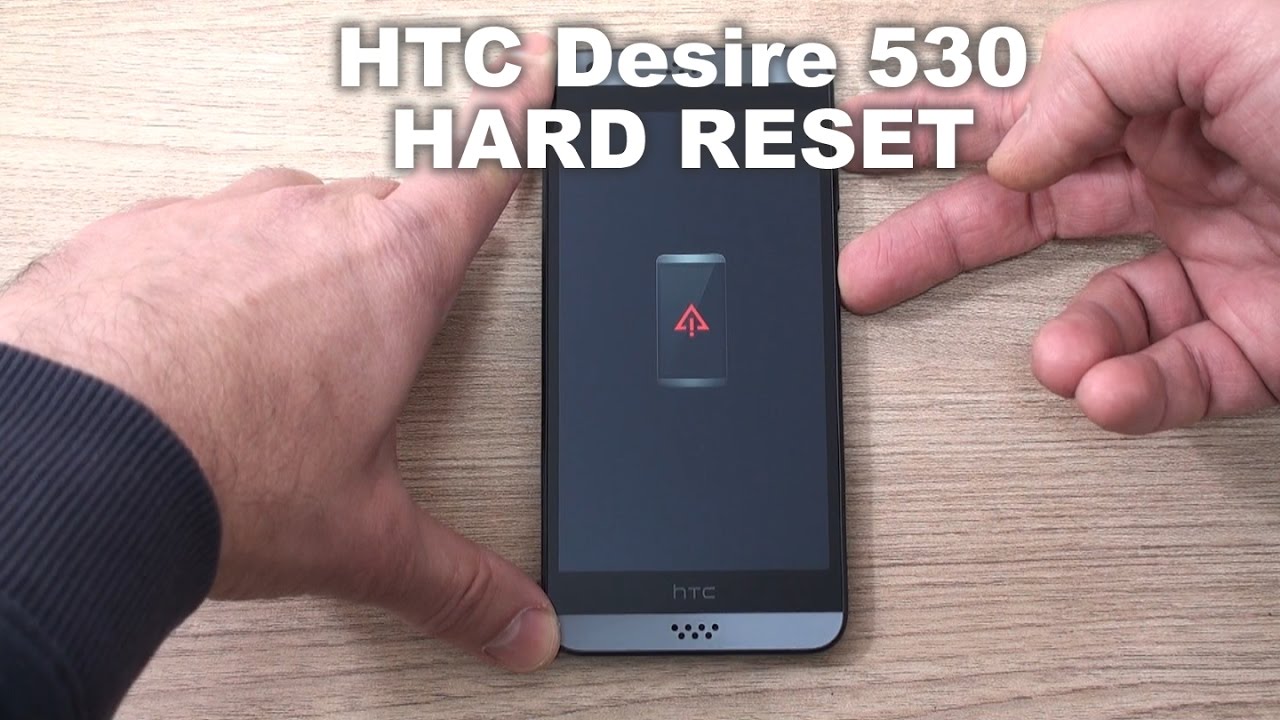 HTC Desire 530 hard reset