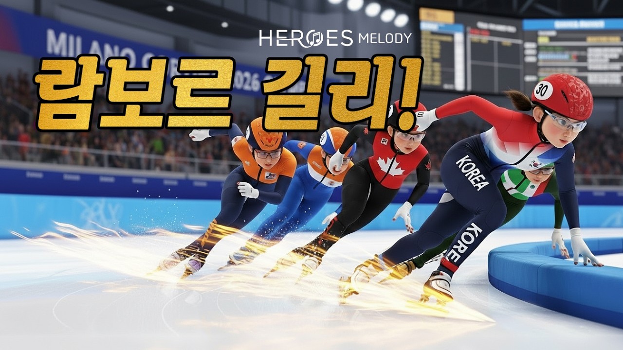 쇼트트랙 여제 김길리 1500m 금메달 헌정곡 | 람보르길리!